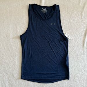 Under Armour Men's Navy Tank Top small NWT